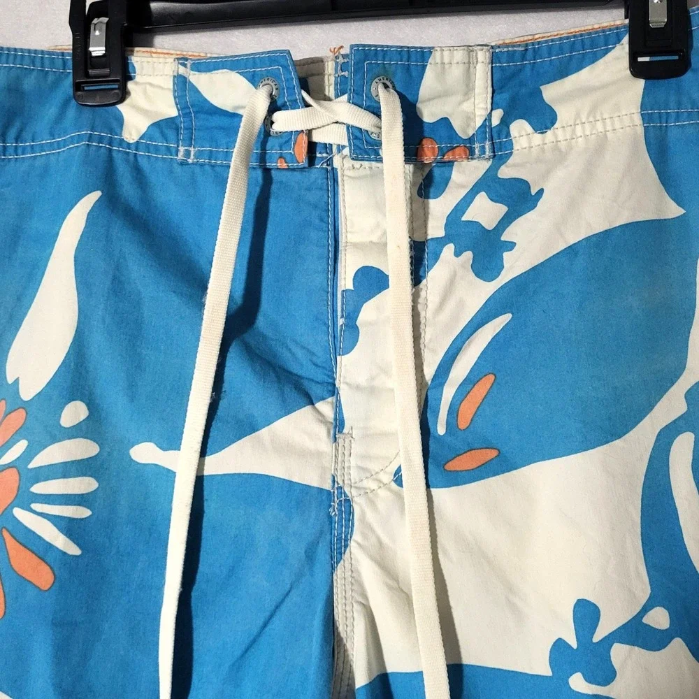 American Eagle Swim Trunks‎ Mens 34 Board Shorts Y2K Beach Tropical Summer